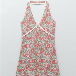 ZARA Knit Halter Dress